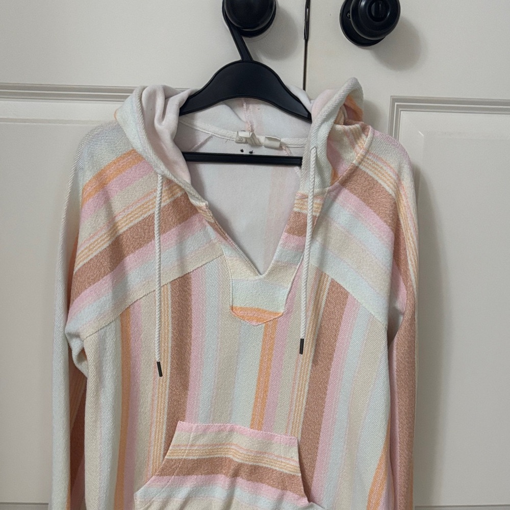Roxy Multicolor Striped Hoodie